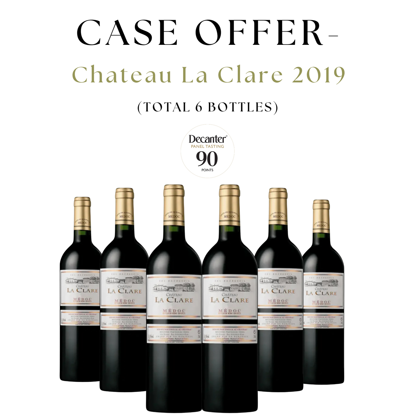 Case Offer - Chateau La Clare 2019 (6 Bottles)