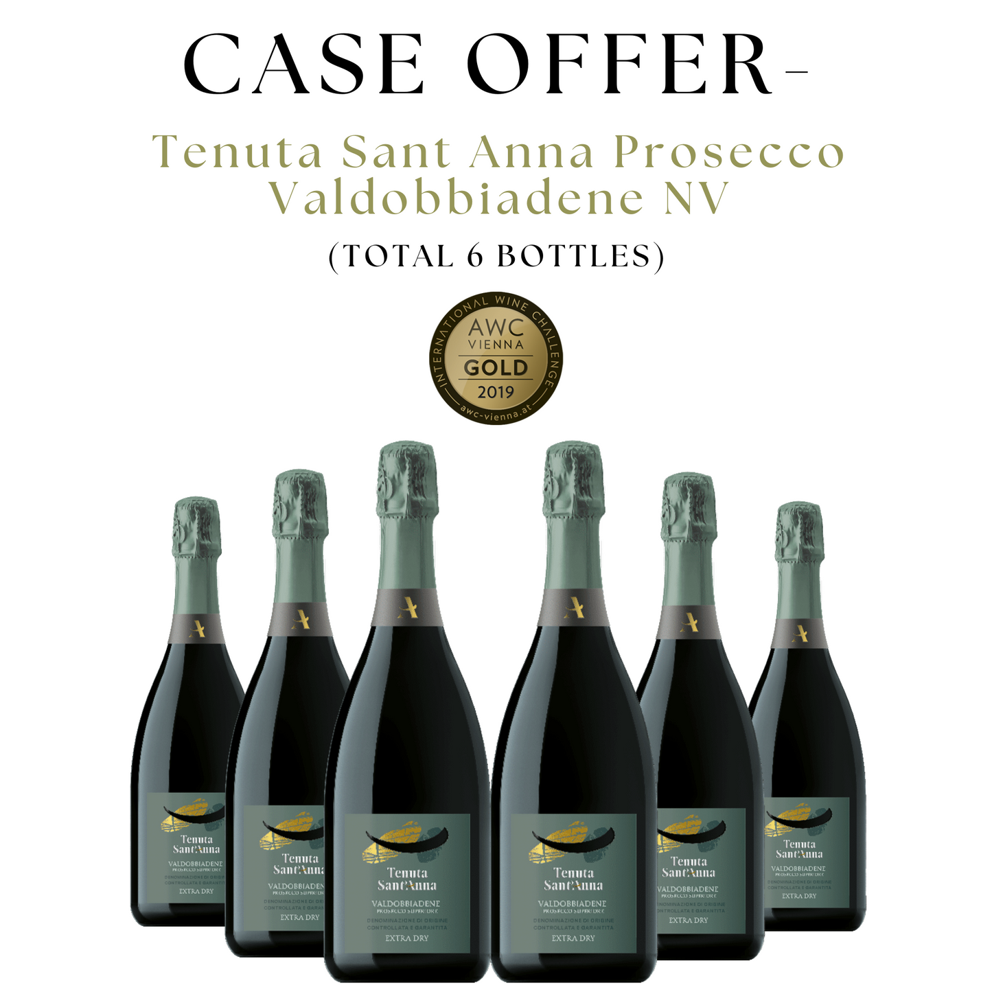 Case offer - Tenuta Sant Anna Prosecco Valdobbiadene NV (6 Bottles)