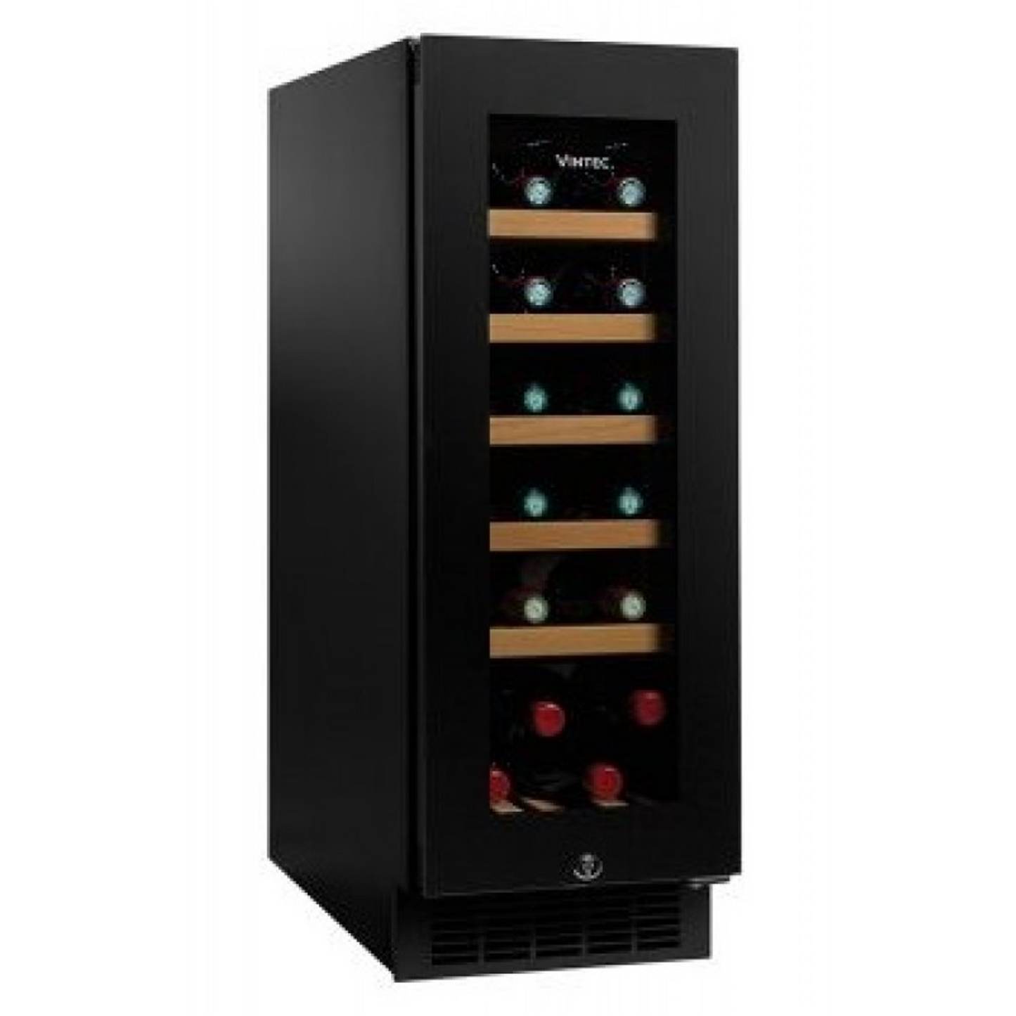 Noir Borderless Black Glass (Capacity: 18 btls)